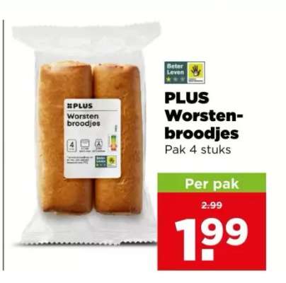 PLUS Worstenbroodjes