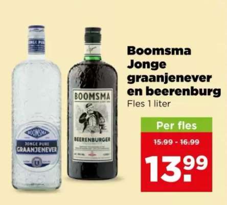 Boomsma Jonge graanjenever en beerenburg