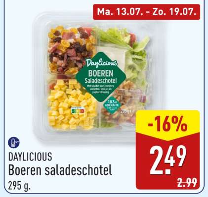 DAYLICIOUS Boeren saladeschotel