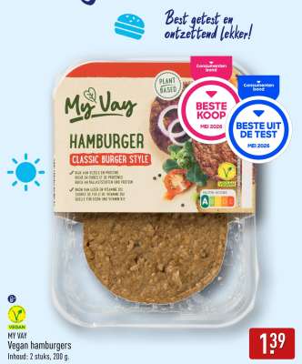 MY VAY Vegan hamburgers