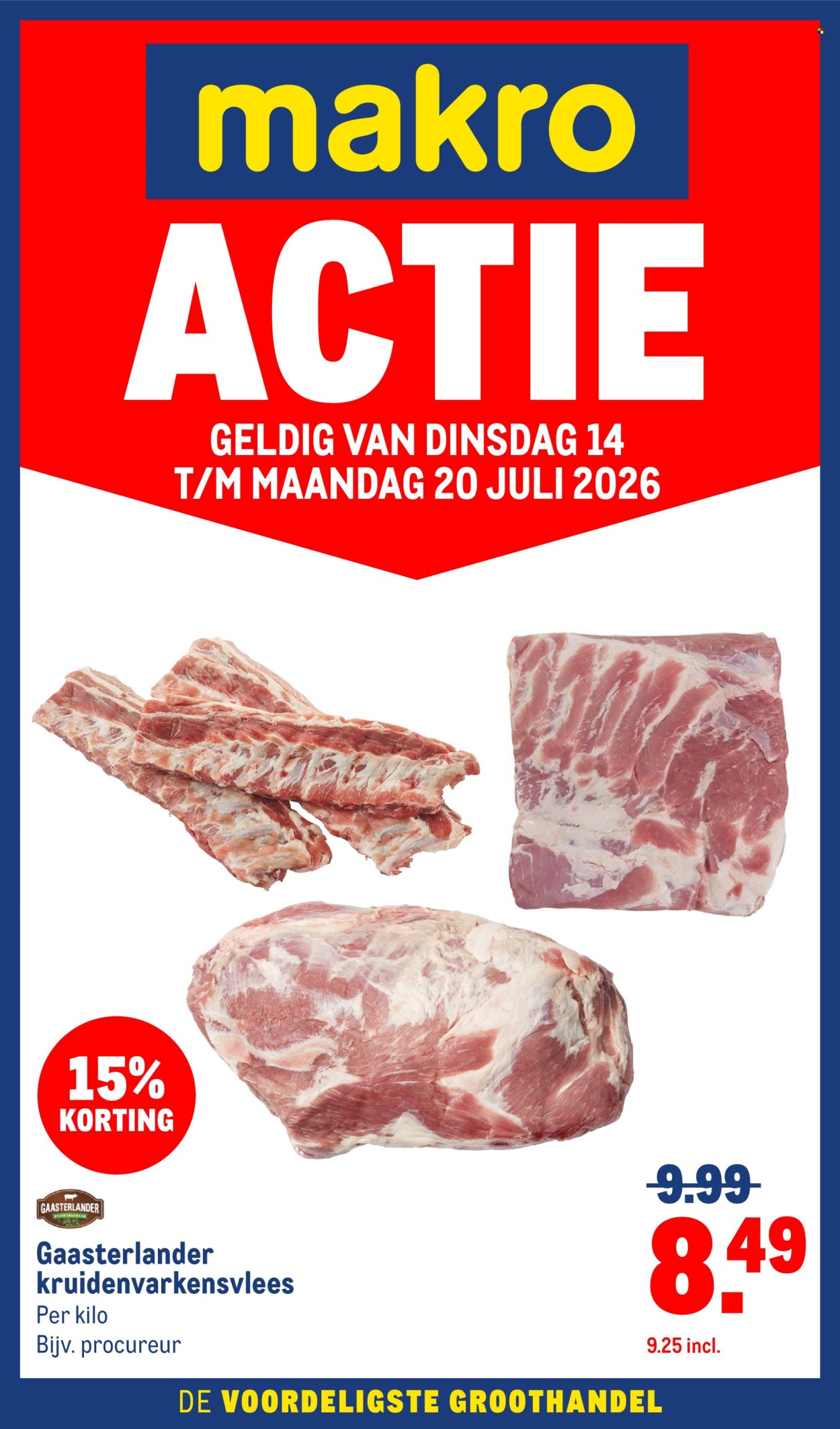 Makro-aanbieding - 14.7.2026 - 20.7.2026. Pagina 1