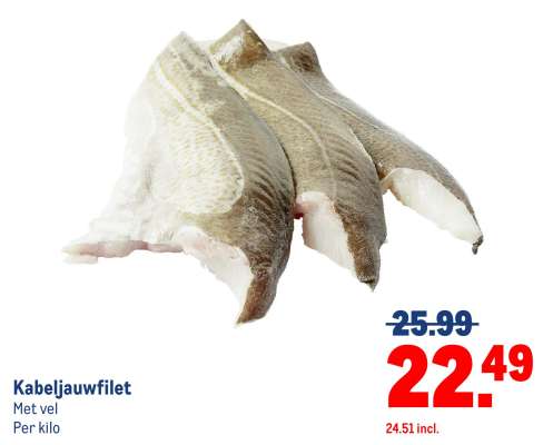 Kabeljauwfilet