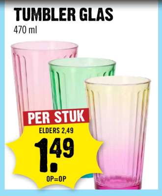 TUMBLER GLAS