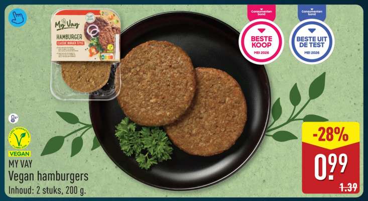 MY VAY Vegan hamburgers
