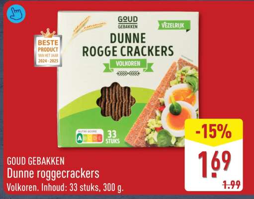 Dunne roggecrackers