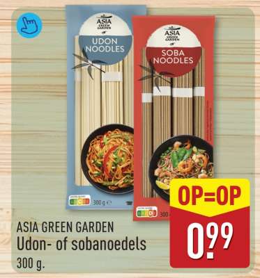ASIA GREEN GARDEN Udon- of sobanoedels