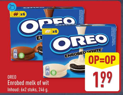 OREO Enrobed melk of wit