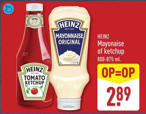 HEINZ Mayonaise of ketchup