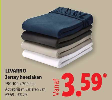 LIVARNO Jersey hoeslaken