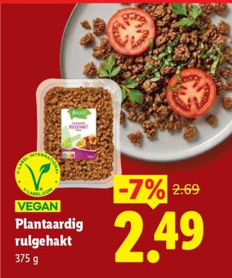 Plantaardig rulgehakt