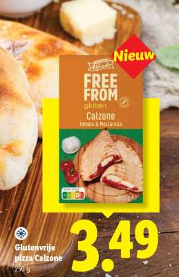 Glutenvrije pizza Calzone