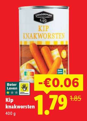 Zwagerma Kip Knakworsten