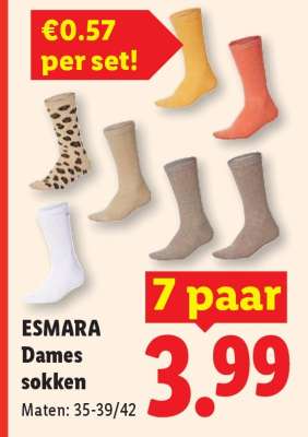 ESMARA Dames sokken