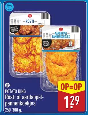 POTATO KING Rösti of aardappel-pannenkoekjes