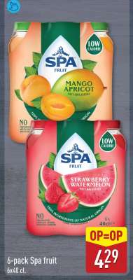 6-pack Spa fruit