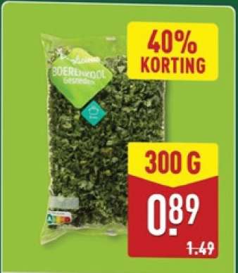 Boerenkool Gesneden