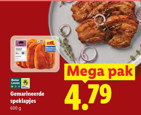 Gemarineerde speklapjes
