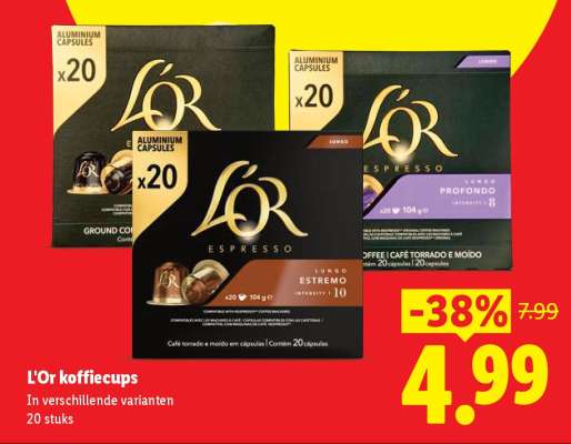 L'OR koffiecups