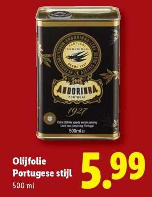 Olijfolie Portugese stijl