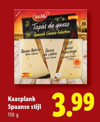 Kaasplank Spaanse stijl