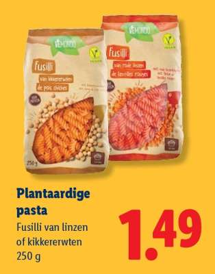Plantaardige pasta