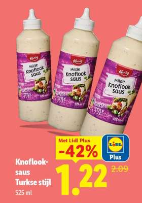 Knoflooksaus Turkse stijl