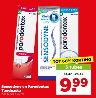Sensodyne en Parodontax Tandpasta