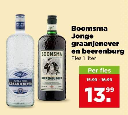 Boomsma Jonge graanjenever en beerenburg