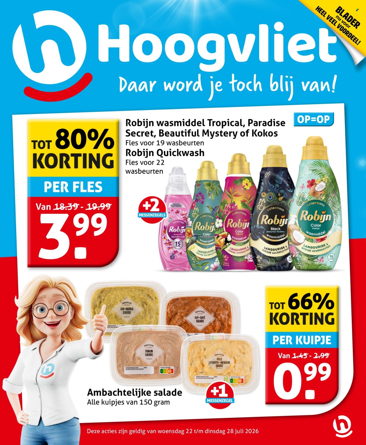 Hoogvliet-aanbieding - 22.7.2026 - 28.7.2026. Pagina 1