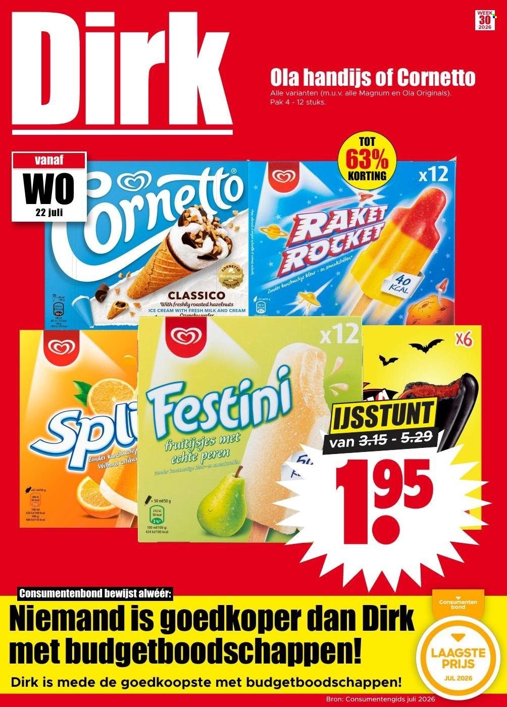 Dirk-aanbieding - 22.7.2026 - 28.7.2026. Pagina 1
