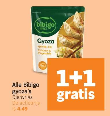 Alle Bibigo gyoza's