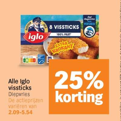 Alle Iglo vissticks