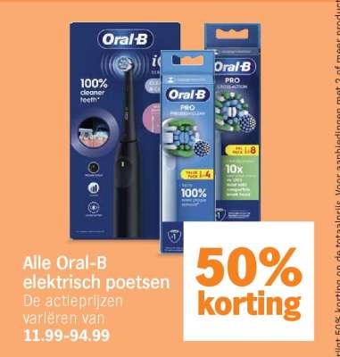 Alle Oral-B elektrisch poetsen