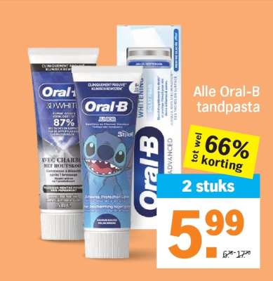 Alle Oral-B Tandpasta