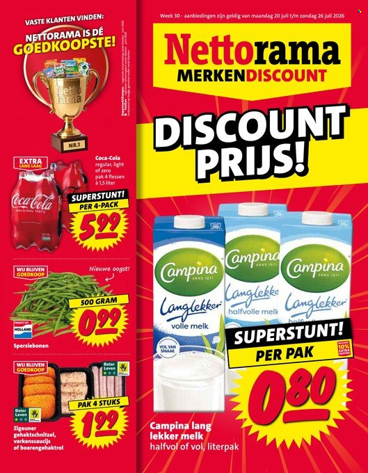 Nettorama-aanbieding - 20.7.2026 - 26.7.2026. Pagina 1