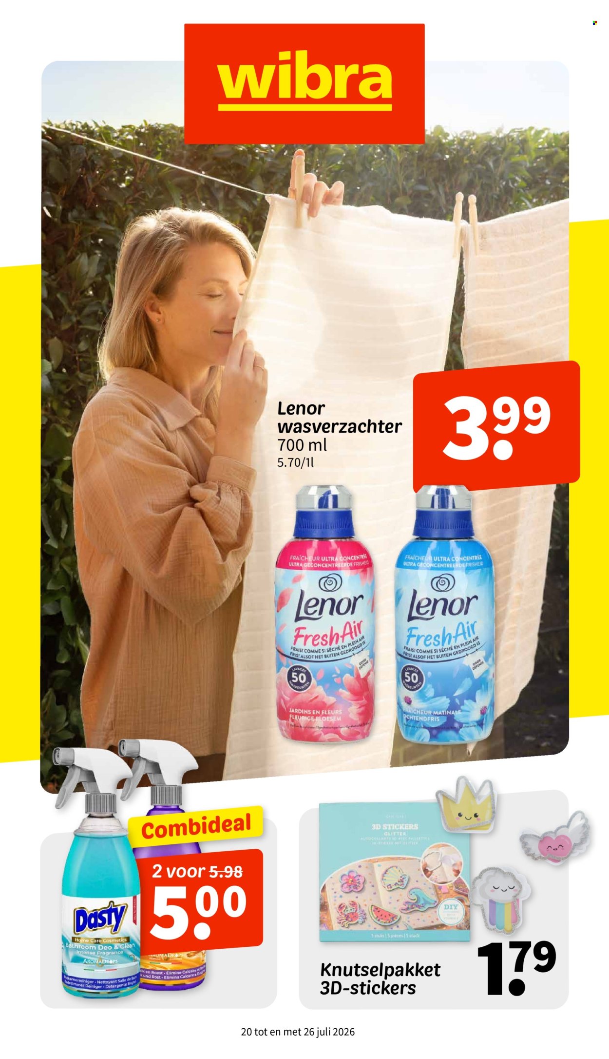 Wibra-aanbieding - 20.7.2026 - 26.7.2026. Pagina 1