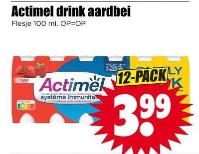 Actimel drink aardbei