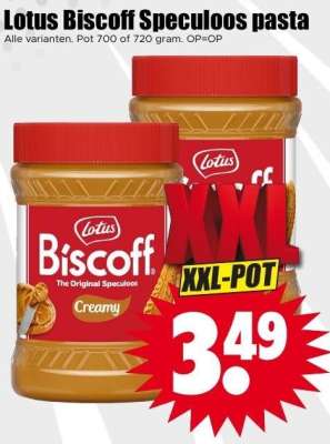 Lotus Biscoff Speculoos pasta