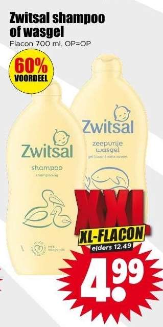 Zwitsal shampoo of wasgel