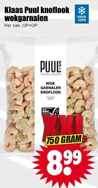 Klaas Puul knoflook wokgarnalen