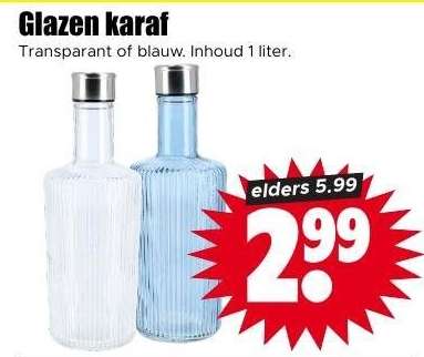 Glazen karaf
