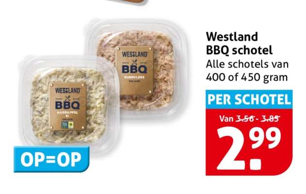 Westland BBQ schotel
