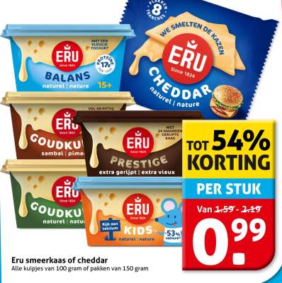 Eru smeerkaas of cheddar