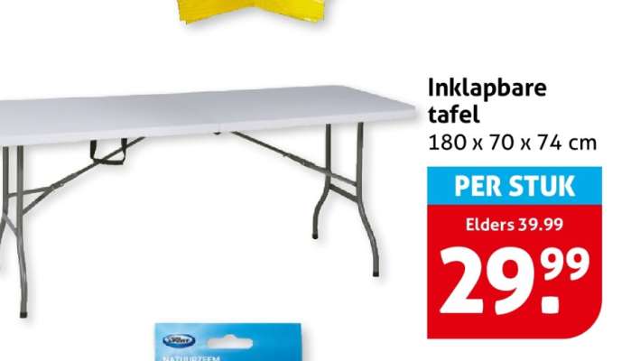 Inklapbare tafel