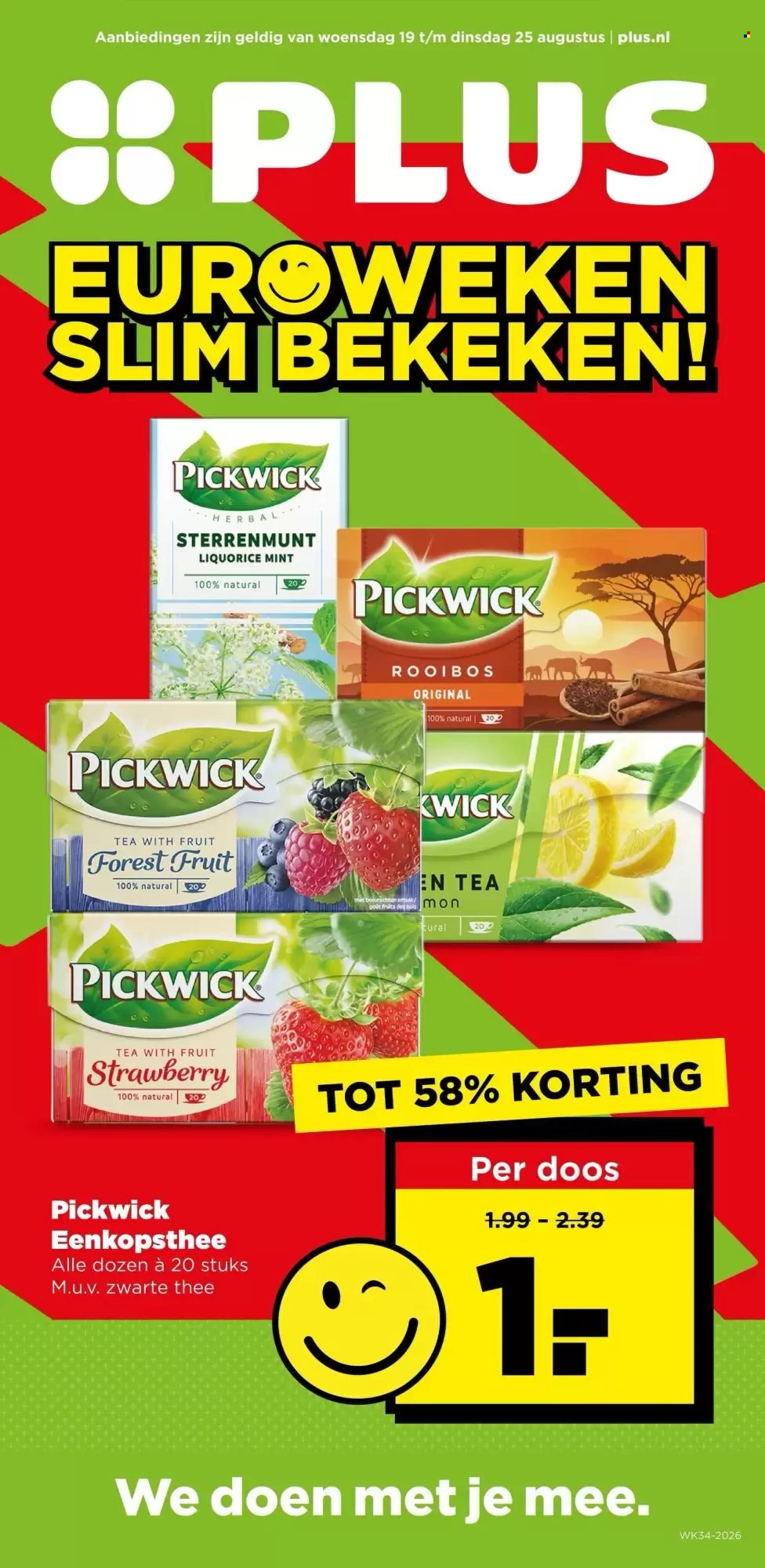 Plus-aanbieding - 19.8.2026 - 25.8.2026. Pagina 1