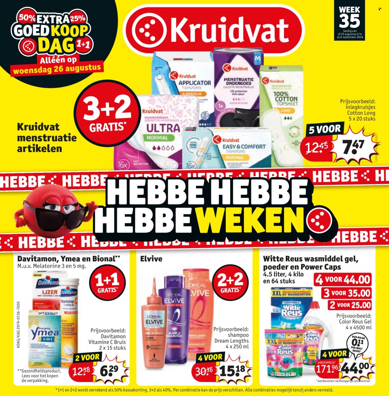Kruidvat-aanbieding - 25.8.2026 - 6.9.2026. Pagina 1