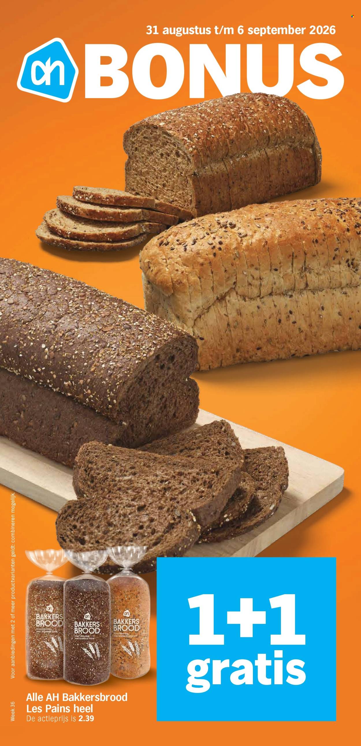 Albert Heijn-aanbieding - 31.8.2026 - 6.9.2026. Pagina 1