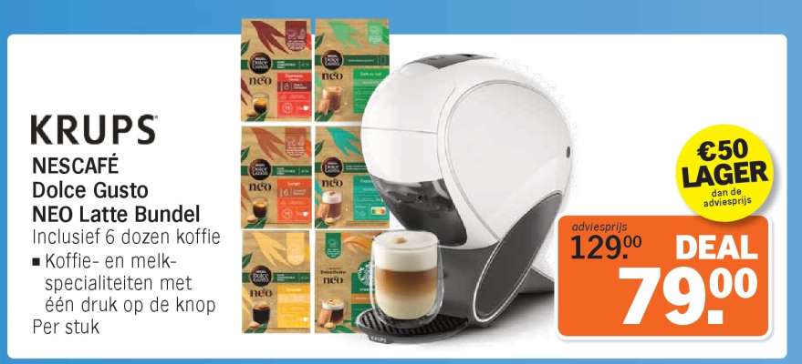 KRUPS NESCAFÉ Dolce Gusto NEO Latte Bundel