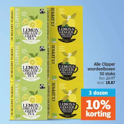 Alle Clipper voordeelboxen 50 stuks
