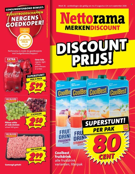 Nettorama-aanbieding - 31.8.2026 - 6.9.2026. Pagina 1